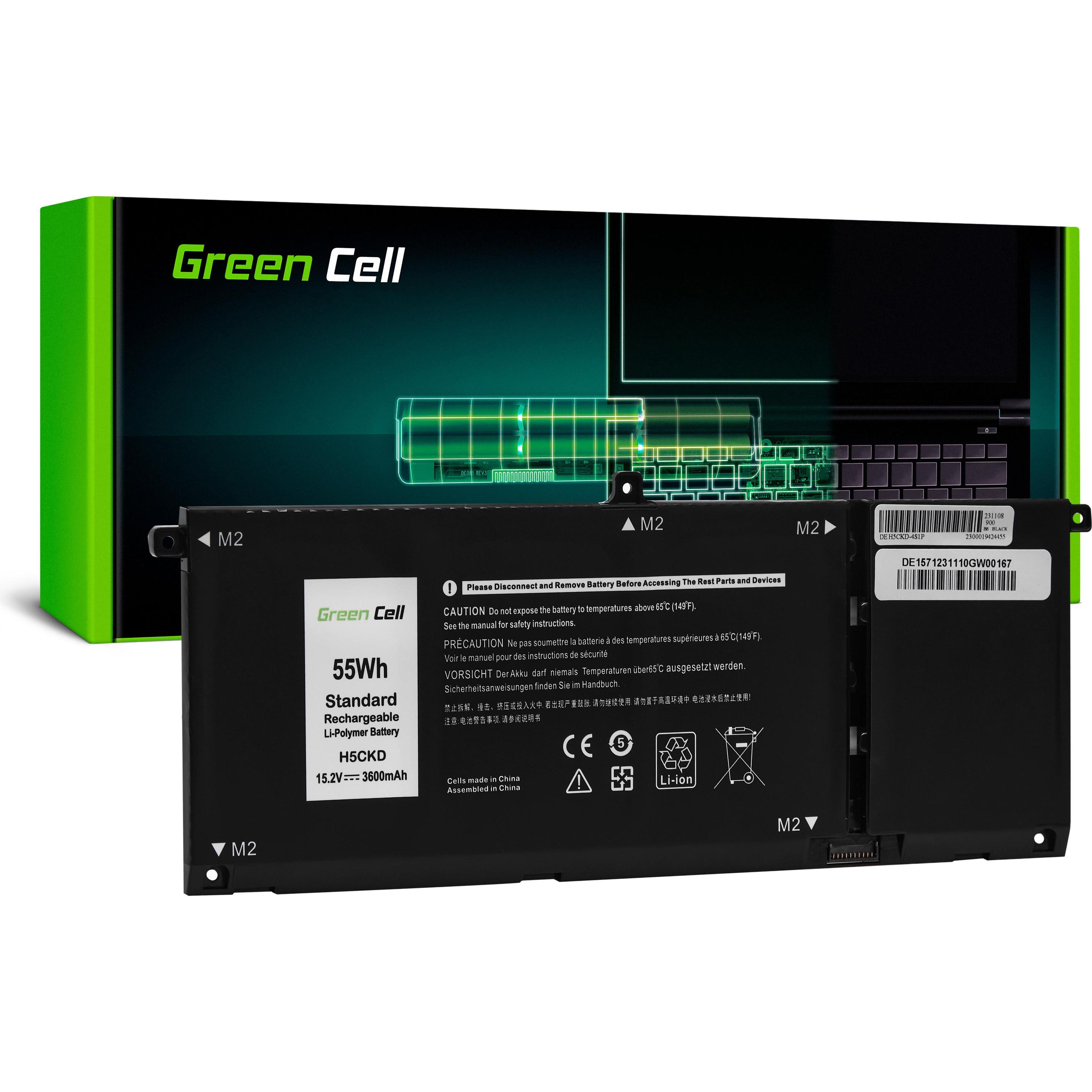 GreenCell Green Cell Laptop Battery H5CKD TXD03 for Dell Inspiron 5400 5401 5406 7300 5501 5502 5508, Notebook Akku