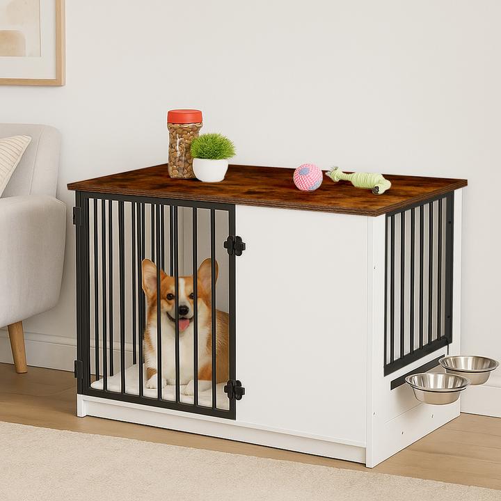 Actual product image Relaxdays Hundekäfig