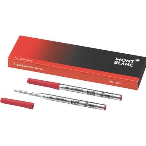 Montblanc, Ersatzpatrone, Kugelschreibermine 2ST M rot