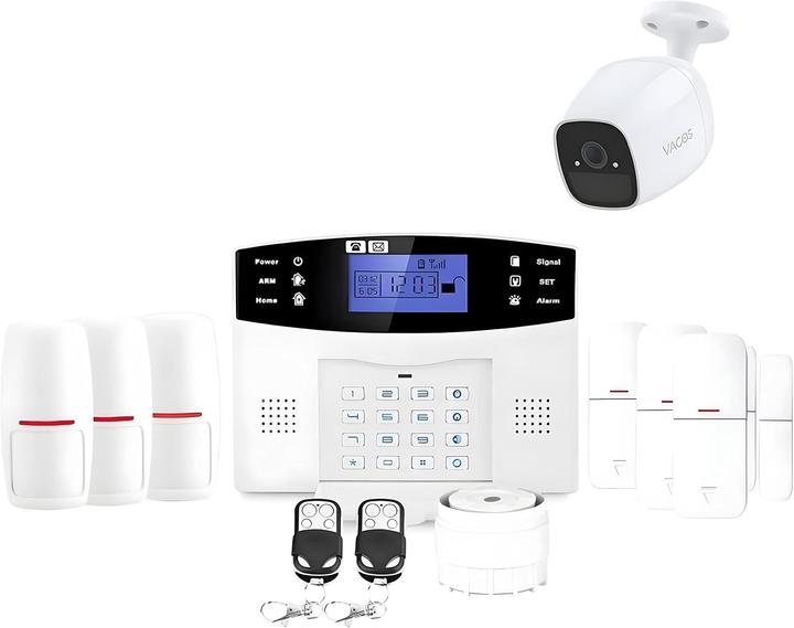 LifeBox Drahtloses Alarmsystem mit Kamera, GSM-Kommunikation und 99 Zonen für zuverlässigen Schutz