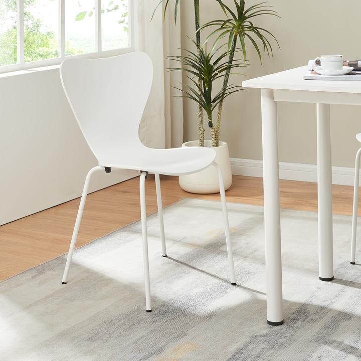 Image du produit En.Casa Esszimmerstuhl Essunga 4er Set Weiss