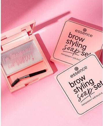 Actual product image essence Brow Styling Soap Set (Transparent)