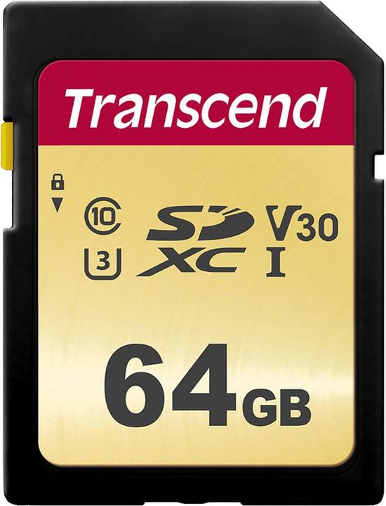 Produktbild Transcend SDXC UHS-I U3 (64 GB, SDXC, U3, UHS-I)
