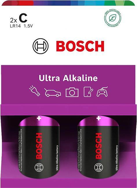 Produktbild GP Batteries BOSCH BATTERIE 2 STÜCK C ULTRA ALKALINE LR14UA2B/00 (2 Stk., R14)