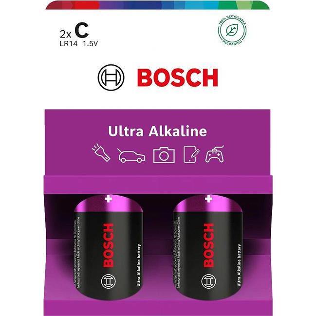 GP Batteries BOSCH BATTERIE 2 STÜCK C ULTRA ALKALINE LR14UA2B/00 (2 pz., R14), Batterie + pile