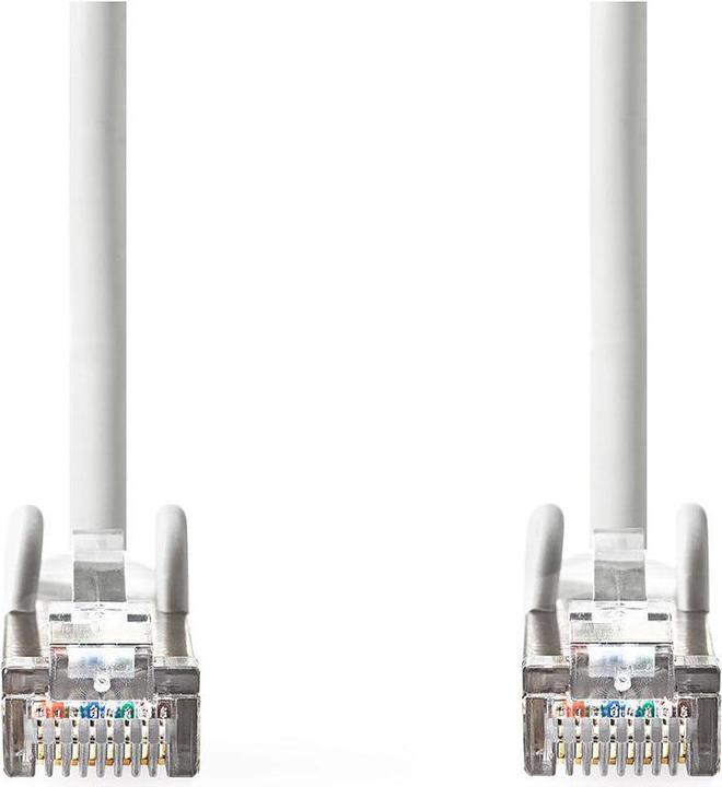 Immagine prodotto Nedis Cavo da RJ45 a RJ45 Cat 6a - Bianco (SF/UTP, CAT6a, 7.50 m)
