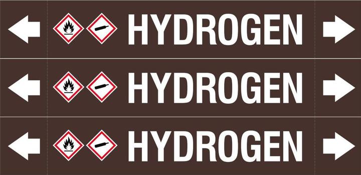 Produktbild Brady ASME - Rohrmarkierer - Hydrogen