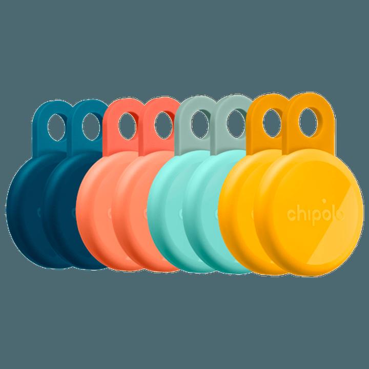 Bleu, Jaune, Menthe, Orange