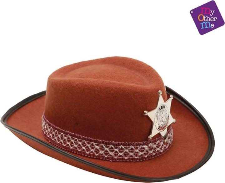 Produktbild My Other Me brauner Cowboyhut 53 cm
