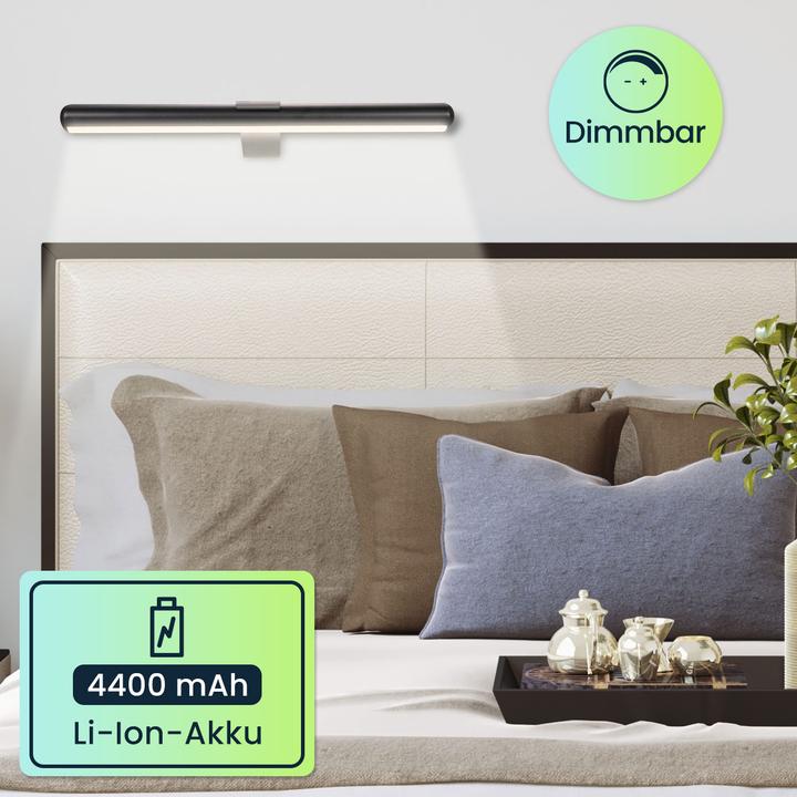 Image du produit Casativo 4er-Set Wandleuchte mit Fernbedienung & Touch Schalter, USB- & Akkubetrieb, dimmbar