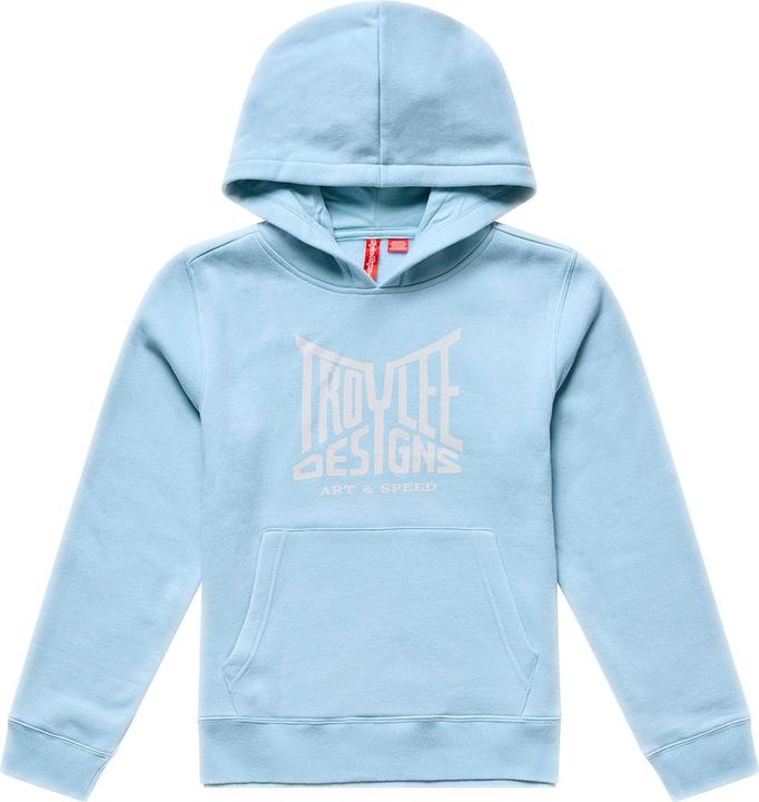 Troy Lee Designs Pullover Hoodie, Handlebar, dawn blue, youth, XL (XL)