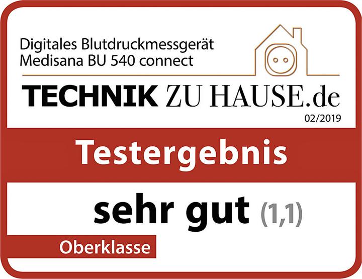 Produktbild Medisana BU540 Connect (Blutdruckmessgerät Oberarm)