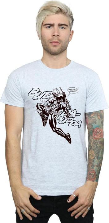 Actual product image Mens Deadpool Budda Budda T-Shirt (3XL)