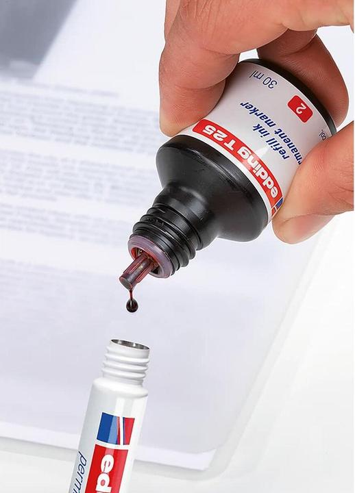 Produktbild Edding No.1 Permanent-Marker Schwarz Meissel (10x)