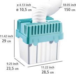 Actual product image Wenko Wäschetrocknerkondensator für Abluftwäschetrockner Fassungsvermögen bis 8 Liter