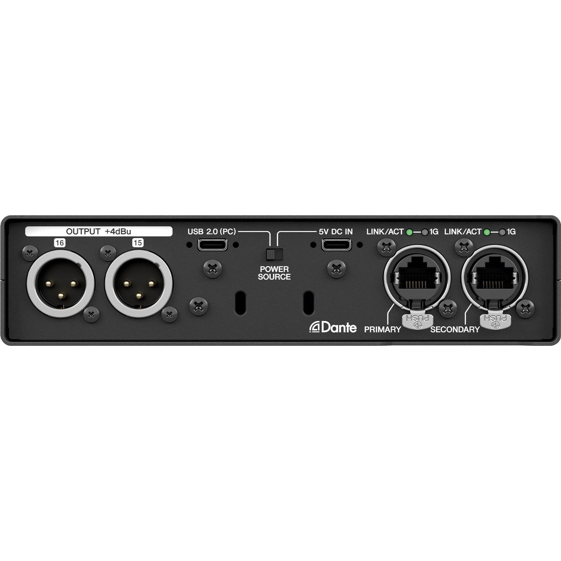 Yamaha RUio16-D (USB), Interfaccia audio, Nero