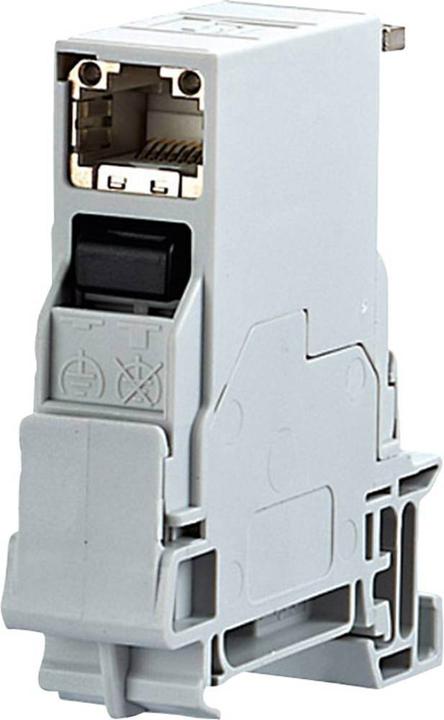 Metz Connect Network socket for top-hat rail mounting 6 Plug-in direction 90º