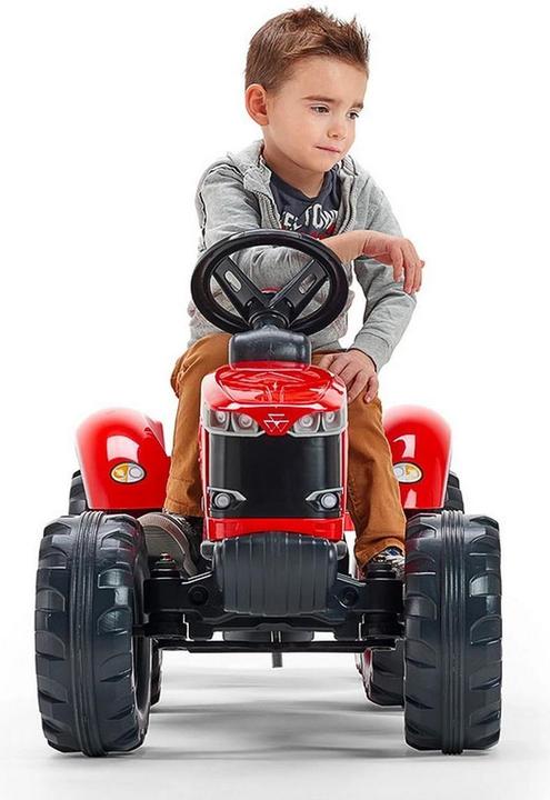 Actual product image Falk Toys Massey Ferguson tractor + trailer L