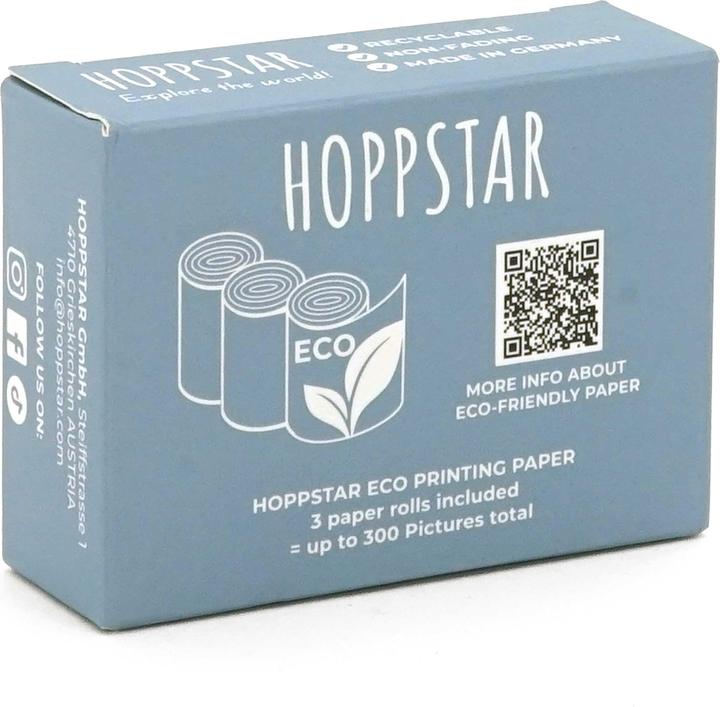Produktbild Hoppstar Eco Paper Rolls Refill Package 3 x hellblau