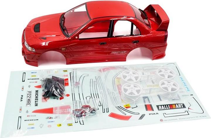 Actual product image Yeah Racing Karosserie Lancer Evo IV 1:10 Rot