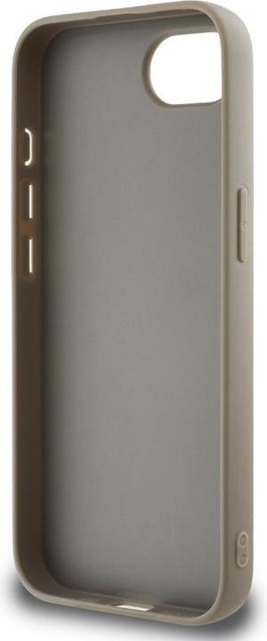 Produktbild DKNY Etui Repeat Texture Pattern with Tonal Stripe do iPhone 16e beżowy (Apple iPhone 16e)