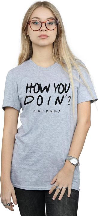 Produktbild Friends How You Doin? Boyfriend Fit TShirt (L)