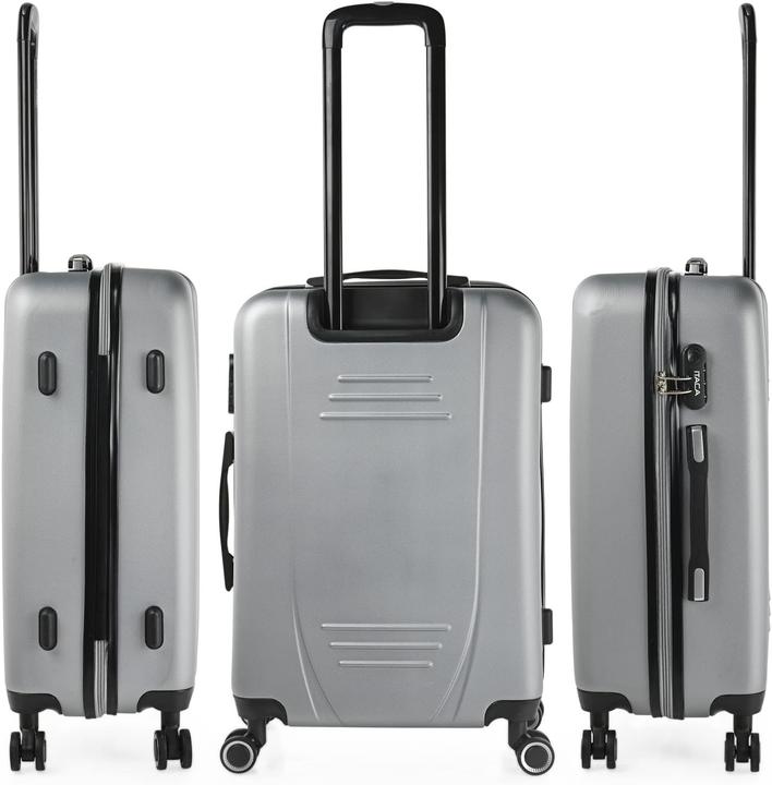 Actual product image Itaca Large ABS Hardshell Suitcase with 4 Wheels and Combination Lock