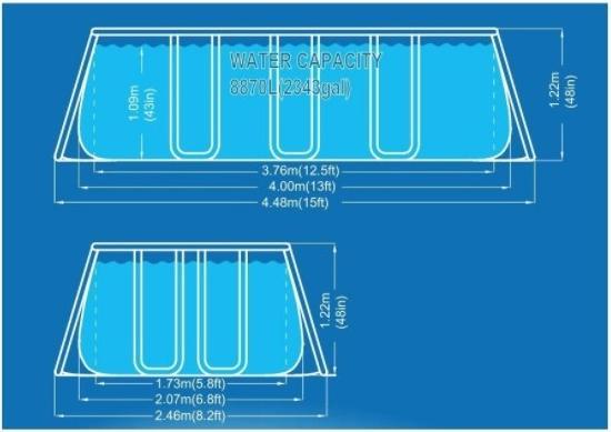 Produktbild Avenli Rechteckiger Pool (400 x 207 x 100 cm)