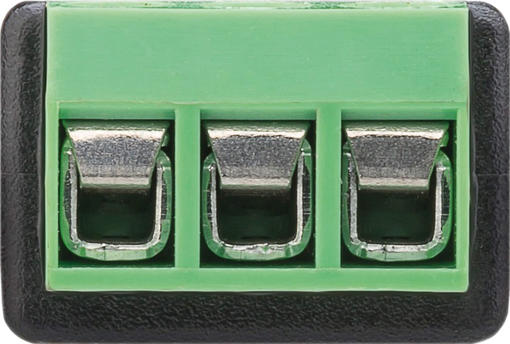 Actual product image Goobay 76745 Terminal Block 3-pin > Jack 3.5 mm male (3-pin, stereo)