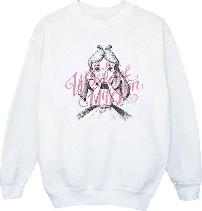 Produktbild Disney Mädchen Alice im Wunderland In einer Welt von mir selbst Sweatshirt (152, 158)