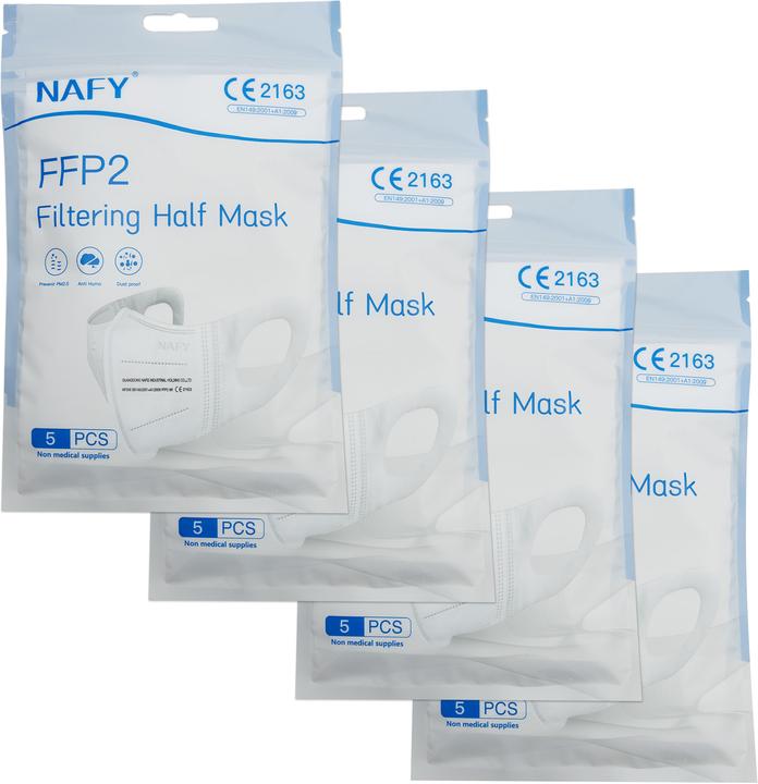 Immagine prodotto tectake Staubschutzmaske (FFP2, 20 x)