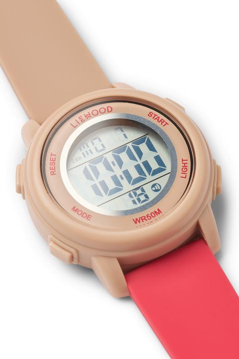 Actual product image Liewood Sussi Armbanduhr, Watermelon multi mix (34 mm)