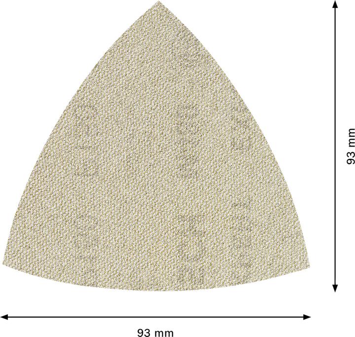 Produktbild Bosch Professional Zubehör EXPERT M480 Schleifnetz für Deltaschleifer, 93 mm, G 150, 5-tlg. (150)