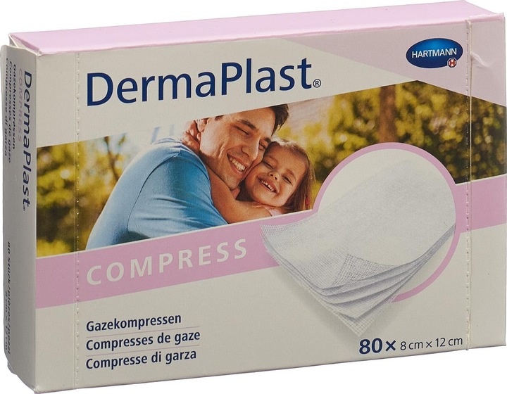 Actual product image DermaPlast Gauze compresses