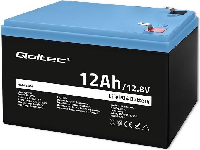 Produktbild Qoltec Versorgungsbatterie (12.80 V, 12 Ah)