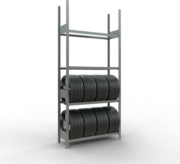 Actual product image Schulte Lagertechnik Wheels basic rack MULTIplus150