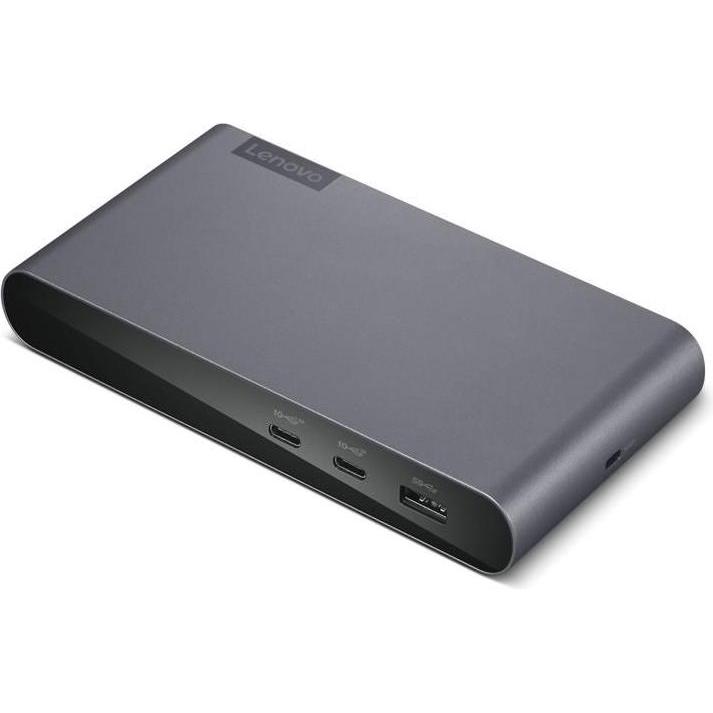 Lenovo Notebook Dock/Port Replicator (USB-A), Dockingstation + USB Hub, Schwarz
