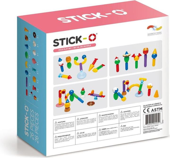 Productafbeelding Magformers Stick-O Creative Set van 26 magnetische blokken 902.005