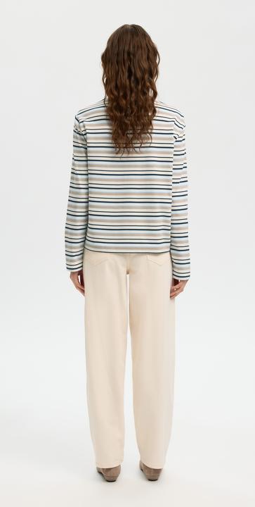 Produktbild Selected Slfessential Ls Striped Boxy Tee Noos (S)