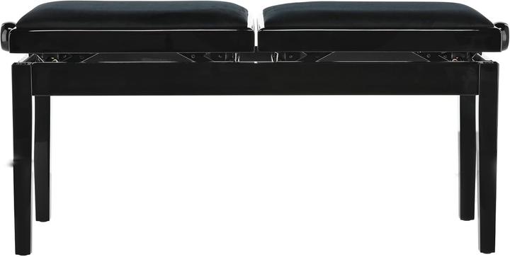 Actual product image Gewa Deluxe Double Piano Bench with Elegant Design, Sturdy Construction, and Adjustable Height