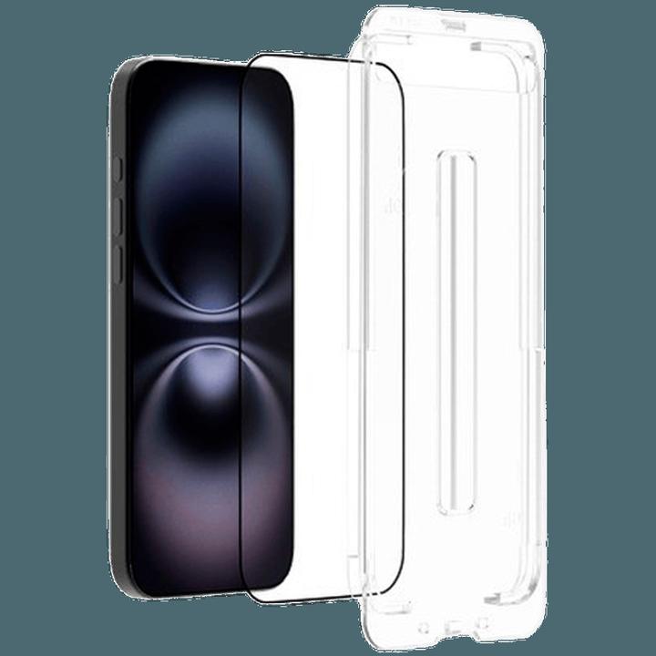 Produktbild Just in Case Gehärtetes Glas Clear Displayschutzfolie mit Einbaurahmen Apple iPhone 16 (1 Stk., Apple iPhone 16)