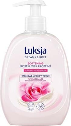 Immagine prodotto Luksja Sapone liquido cremoso con latte e petali di rosa, 500ml (Sapone liquido, 500 ml)