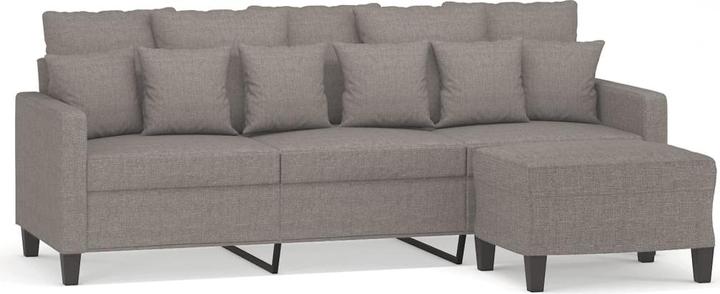Produktbild vidaXL 3-Sitzer-Sofa mit Hocker (3-Sitzer)
