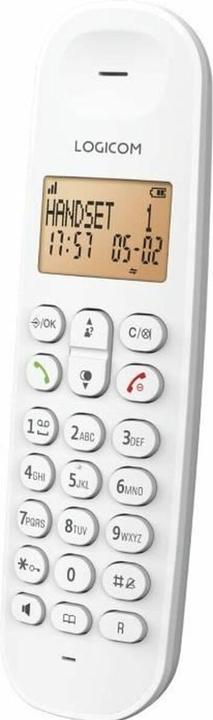 Image du produit Logicom Kabelloses Telefon DECT ILOA 155T SOLO Weiss