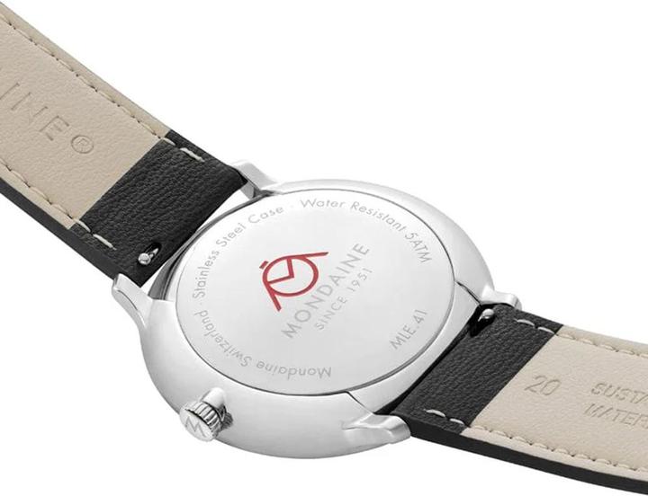Immagine prodotto Mondaine MLE.41910.LBV Orologio da uomo Doppio Solar 41mm (Fatto in Svizzera, Orologio da polso analogico, 41 mm)