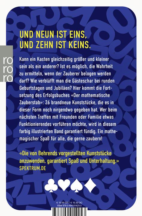 Actual product image Der grosse mathematische Zauberstab (German, Ehrhard Behrends, 2024)