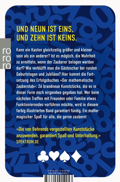 Produktbild Der grosse mathematische Zauberstab (Deutsch, Ehrhard Behrends, 2024)