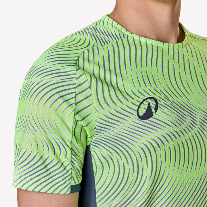 Image du produit Kipsta Maillot De Football Adulte Manches Courtes Viralto Wave Jaune, Gris, Noir (S)