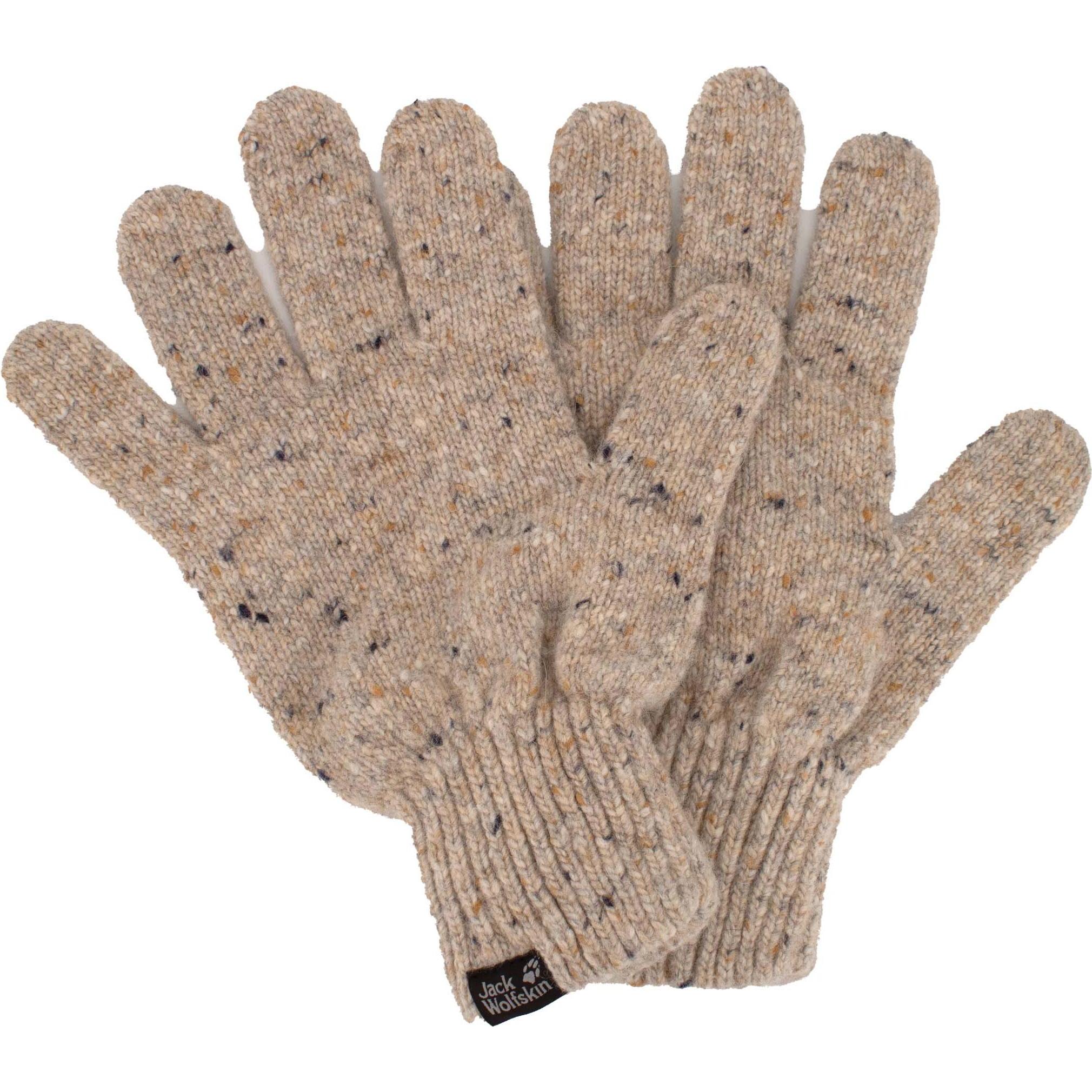 Jack Wolfskin, Herren, Handschuhe, Merino Glove Handschuhe Strickhandschuhe Wolle, Braun, (L)