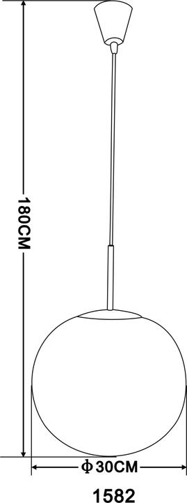 Actual product image Globo Pendant lamp Balla (E27)